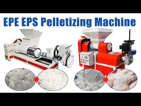 EPE EPS Pelletizing Machine: From Waste Foam To Recycled Pellets