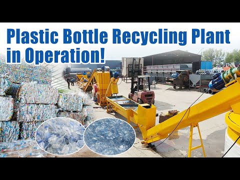 Plastic Bottle Recycling Plant in Operation! | A Video Shows You PET Bottle Recycling Process