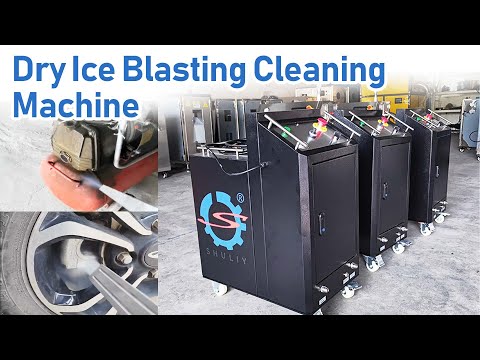 How a Dry Ice Blasting Cleaning Machine Works | Real Cleaning Demo