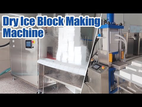 From Gas to Ice: Dry Ice Block Machine Working Demonstration