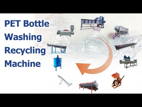 PET Bottle Washing Recycling Machine | How to recycle and wash PET bottles?