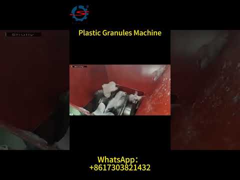 Plastic Granules Machine: Processing Plastic Waste Into Recycled Plastic Pellets