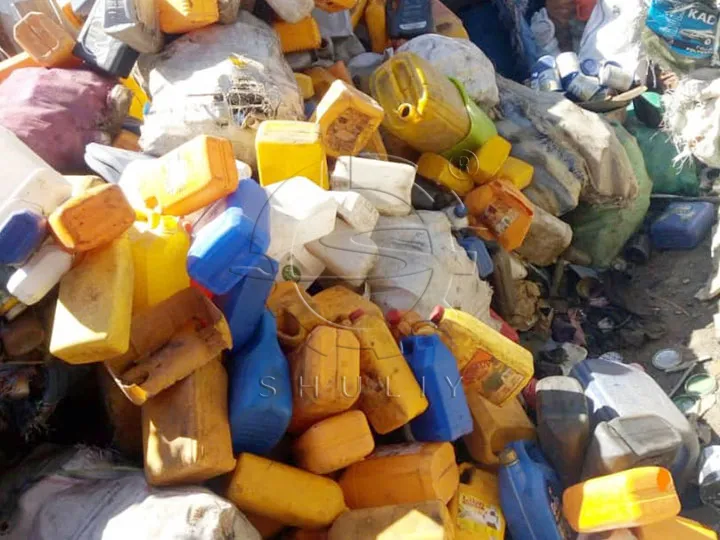 HDPE waste plastic