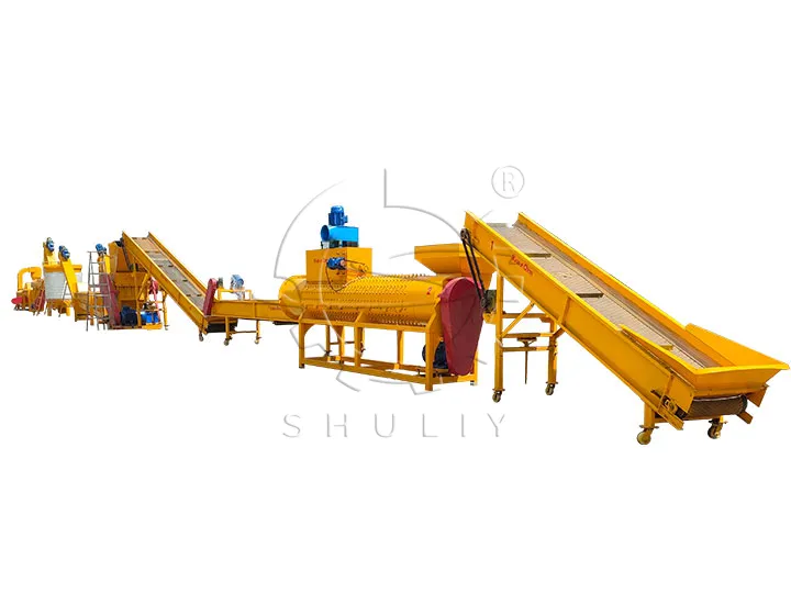 PET bottle recycling line