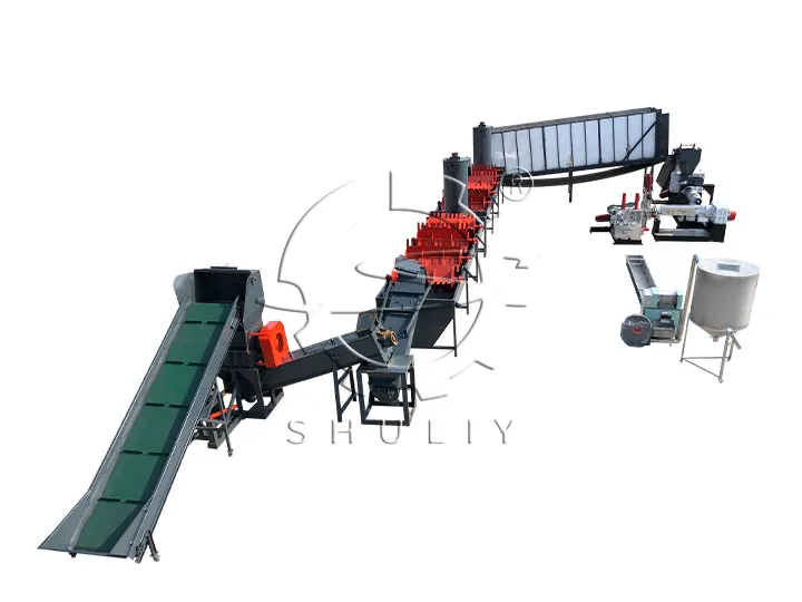 PP PE Flake Recycling Line