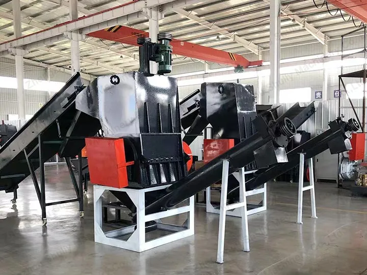 PET bottle crusher machine