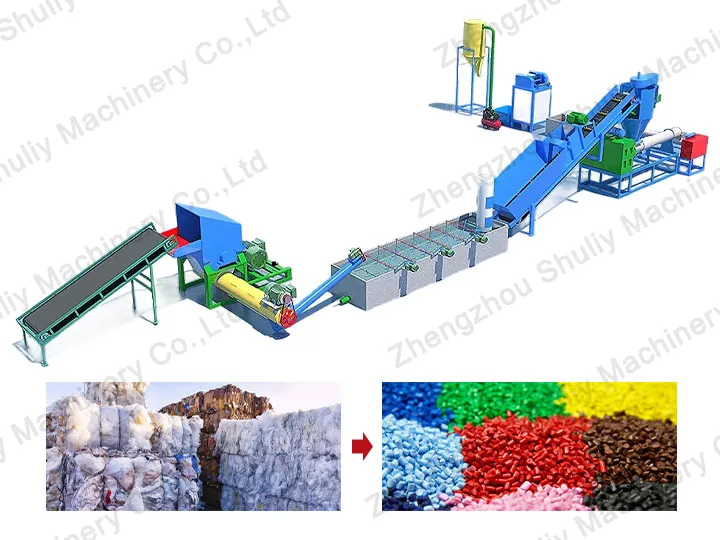 plastic pelletizing line