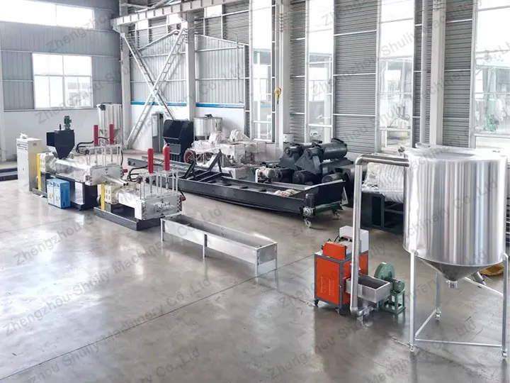 plastic pelletizing production line