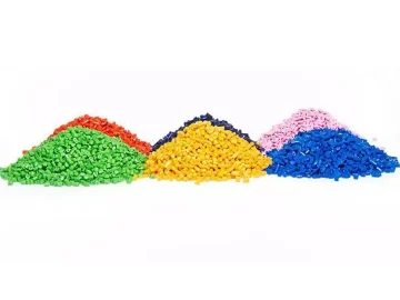 pellets produced by plastic pellet maker