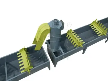 vertical type dewatering machine