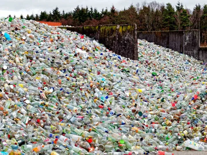 waste plastic bottles