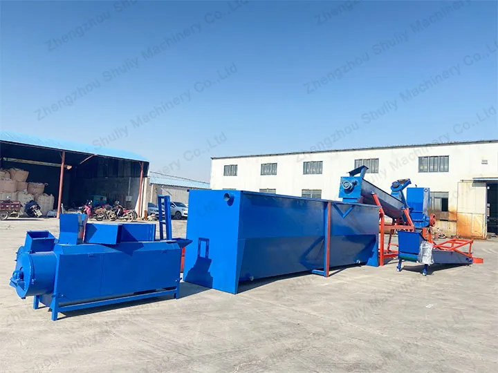 plastic washing recycling machine