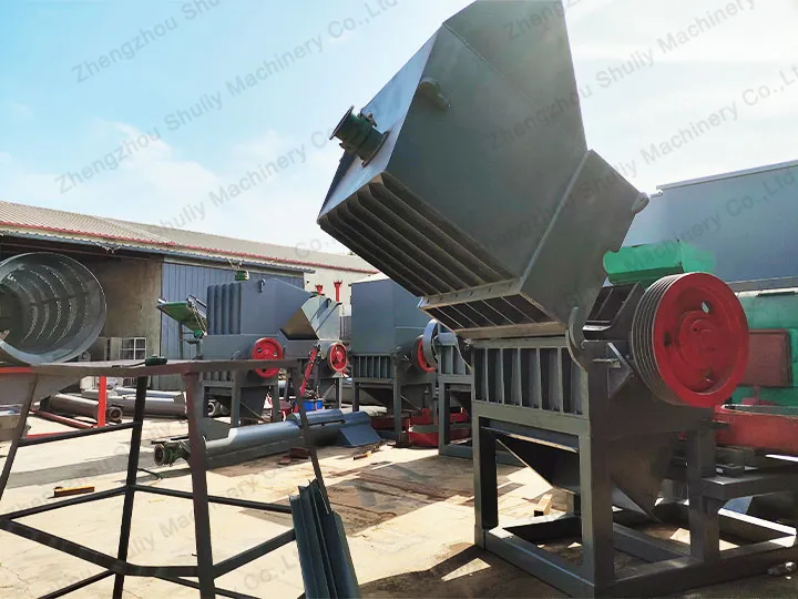 plastic bottles crushing machine