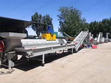 plastic bottle recycling line