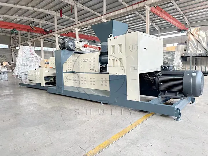 waste plastic extrusion machine