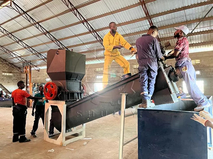 plastic bottle washing plant Installed in Nigeria