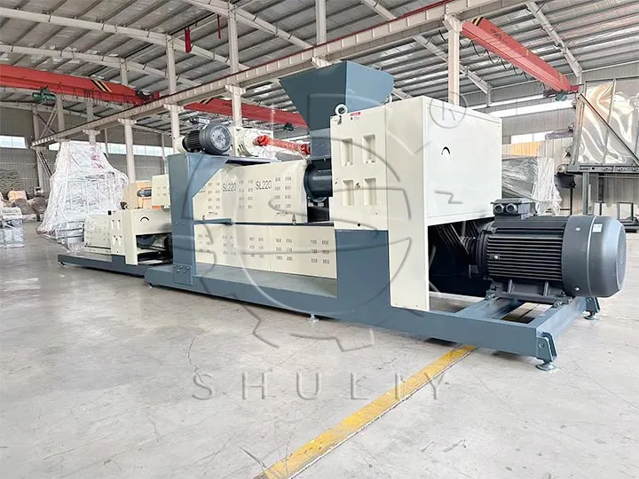 plastic recycling pelletizing machine