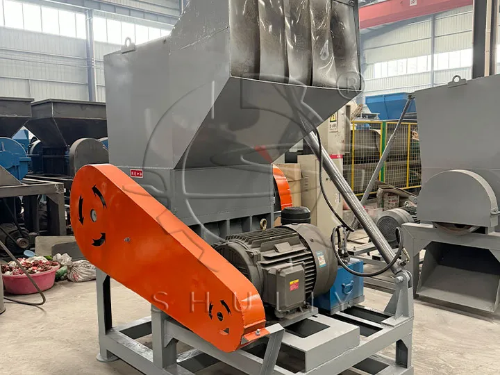 plastic recycling crusher machine