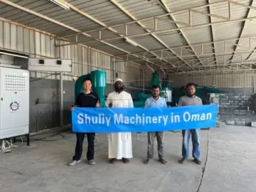 PET bottle flakes machine installed in Oman