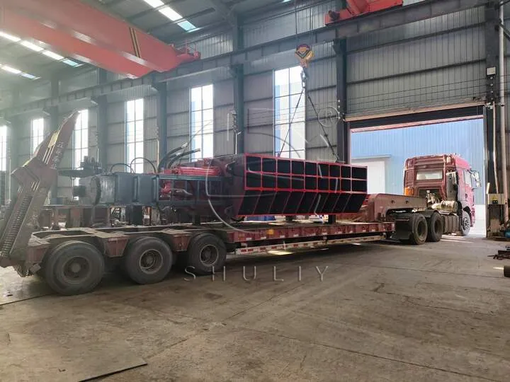 Shipment of gantry shearing machine