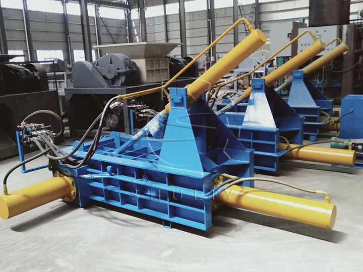 metal baling machine