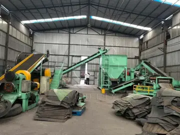 tyre recycling machine