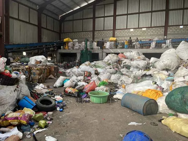 The customer’s recycling facility in Bhutan