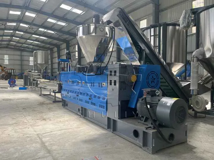 plastic pelletizer for PET flakes