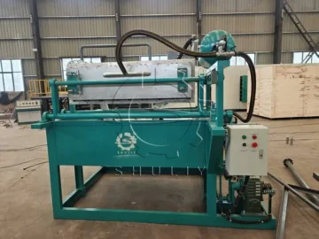 Paper Egg Tray Machine Successfully Running in Jordan