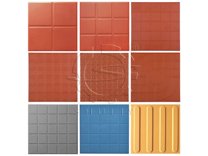 Custom-Shaped Rubber Tiles