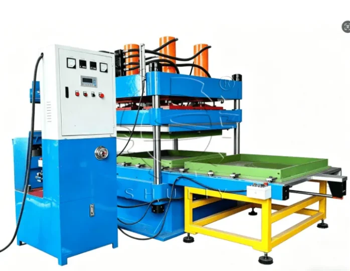 rubber tile making machine